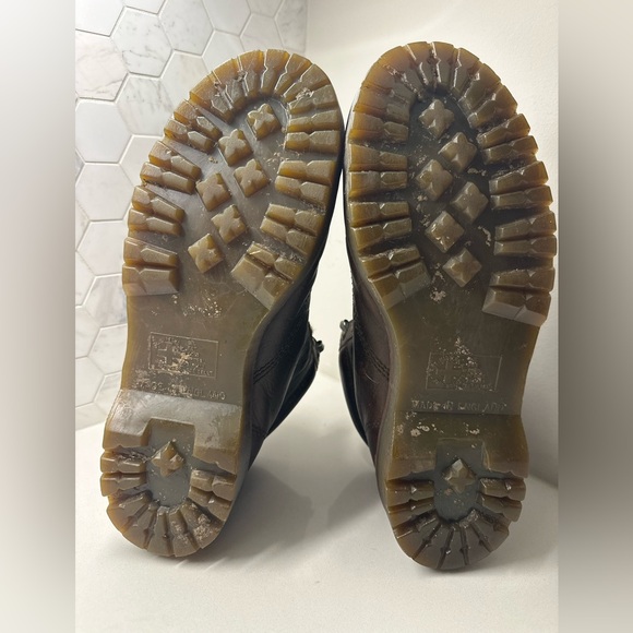 Vtg Dr. Martens 8287 Doc Chunky Grizzly Leather Combat Men’s Boots UK 12 US 13 - Picture 9 of 11